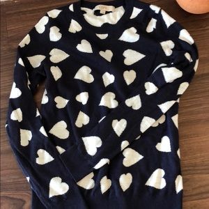 Loft heart sweater
